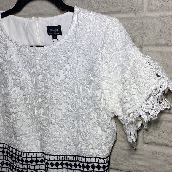 NWT MSRP $149 Bardot Reese Lace A-Line Dress Large - Picture 6 of 11